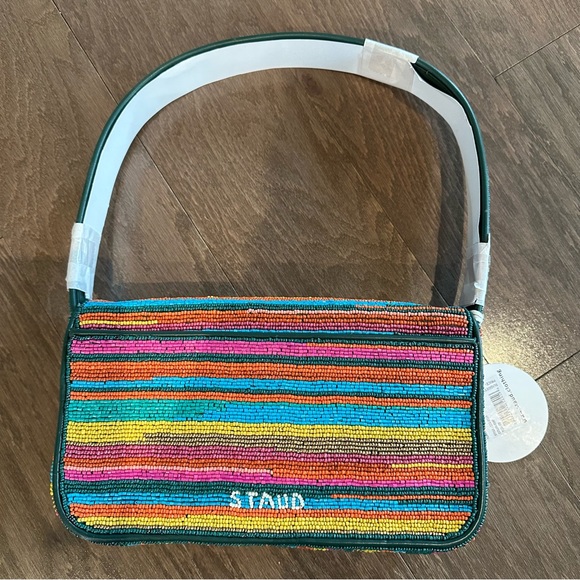 STAUD Tommy Bag Sunset Stripe - Picture 5 of 10